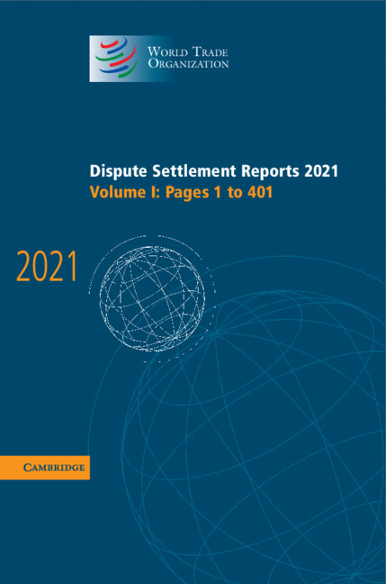 Dispute Settlement Reports 2021 Volume 1 /  World Trade Organization